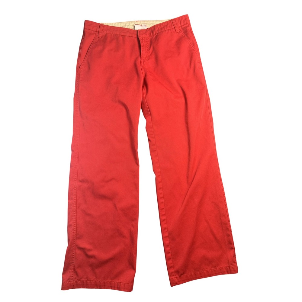Tilt Chino Pants Womens 13 Bright Red Straight Leg Stretch Casual Twill Pockets